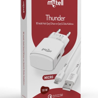 Mytell Micro MY-C12 2in1 Qc 18W Sarj Seti