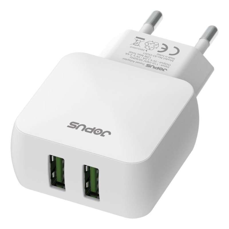 Jopus Universal Lightning JO-DU01 Dualm 2in1 2,4 A Sarj Seti