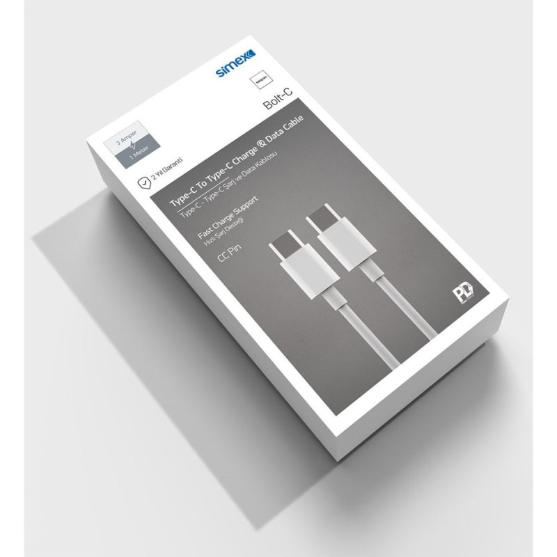 Simex Type C to Type C SM-T01 Data Kablosu