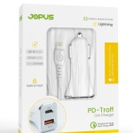 Jopus Universal Lightning JO-A7 Troff PD 3.0 20W USB / PD Araç Sarji