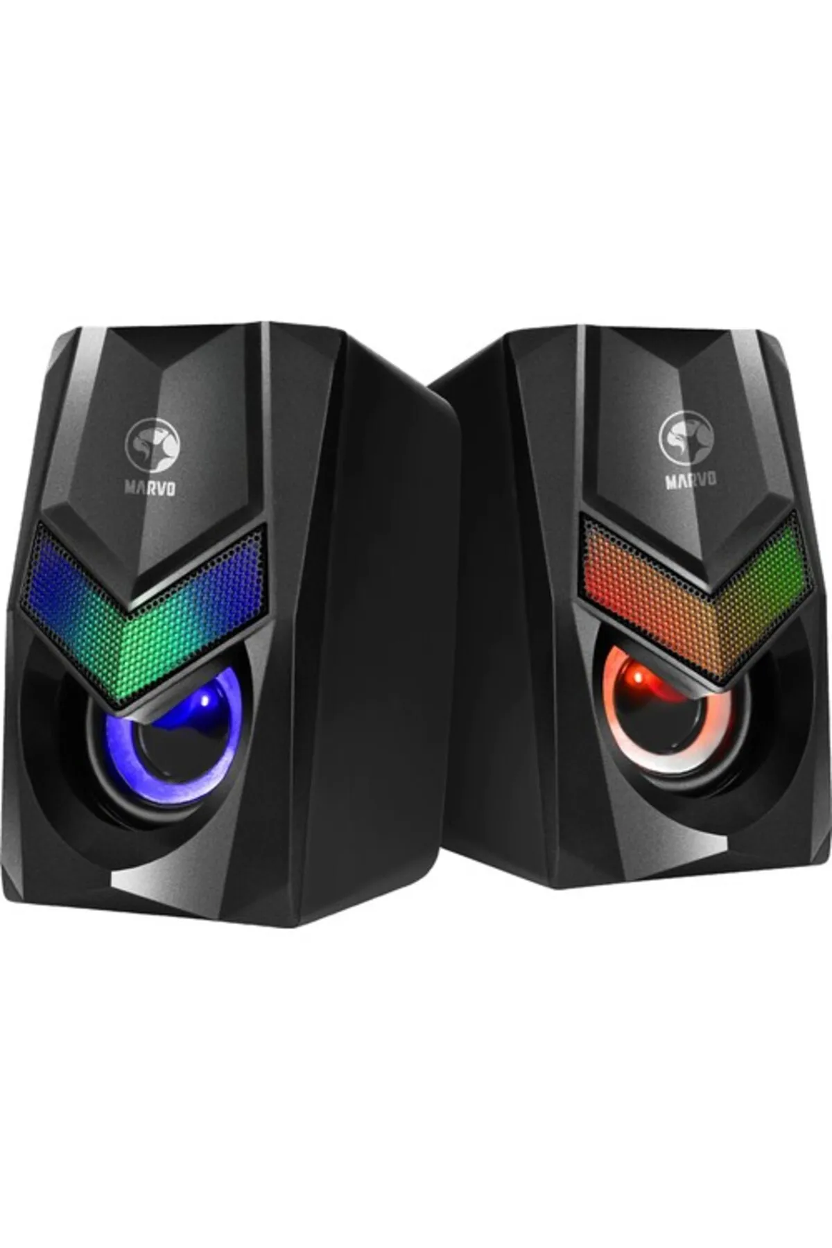 MARVO Sg-118 Wired 2.0 Stereo Rgb Gaming Speaker