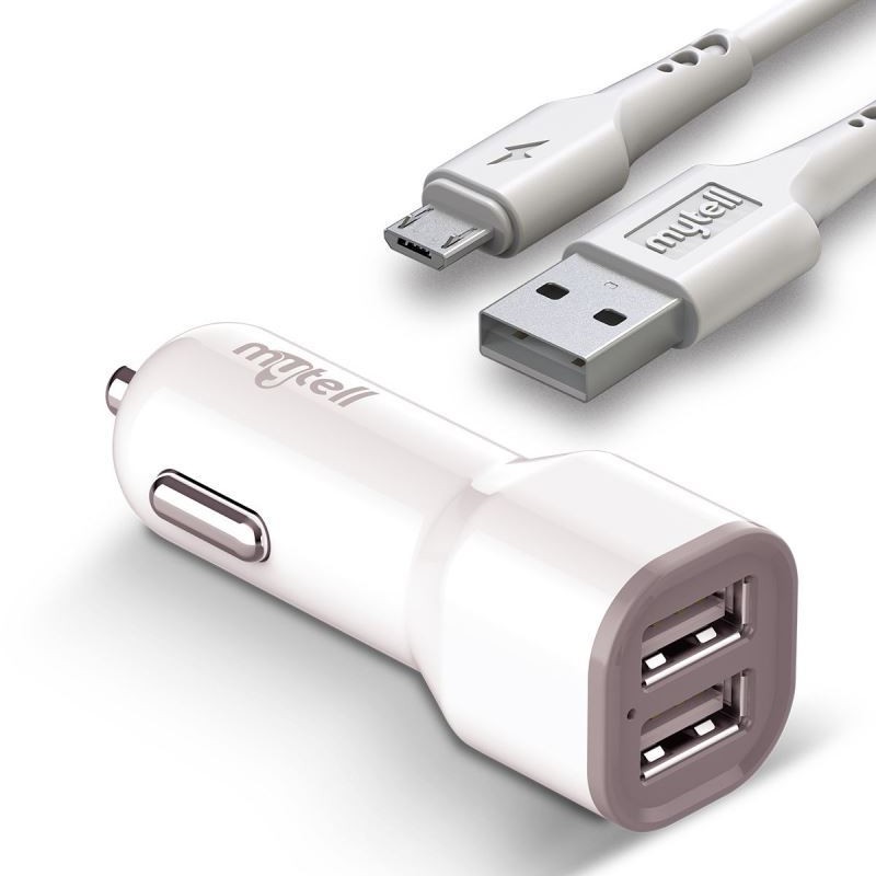 Mytell Universal Micro MY-A5 2IN1 2 USB'li 2100 mAh Araç Sarji