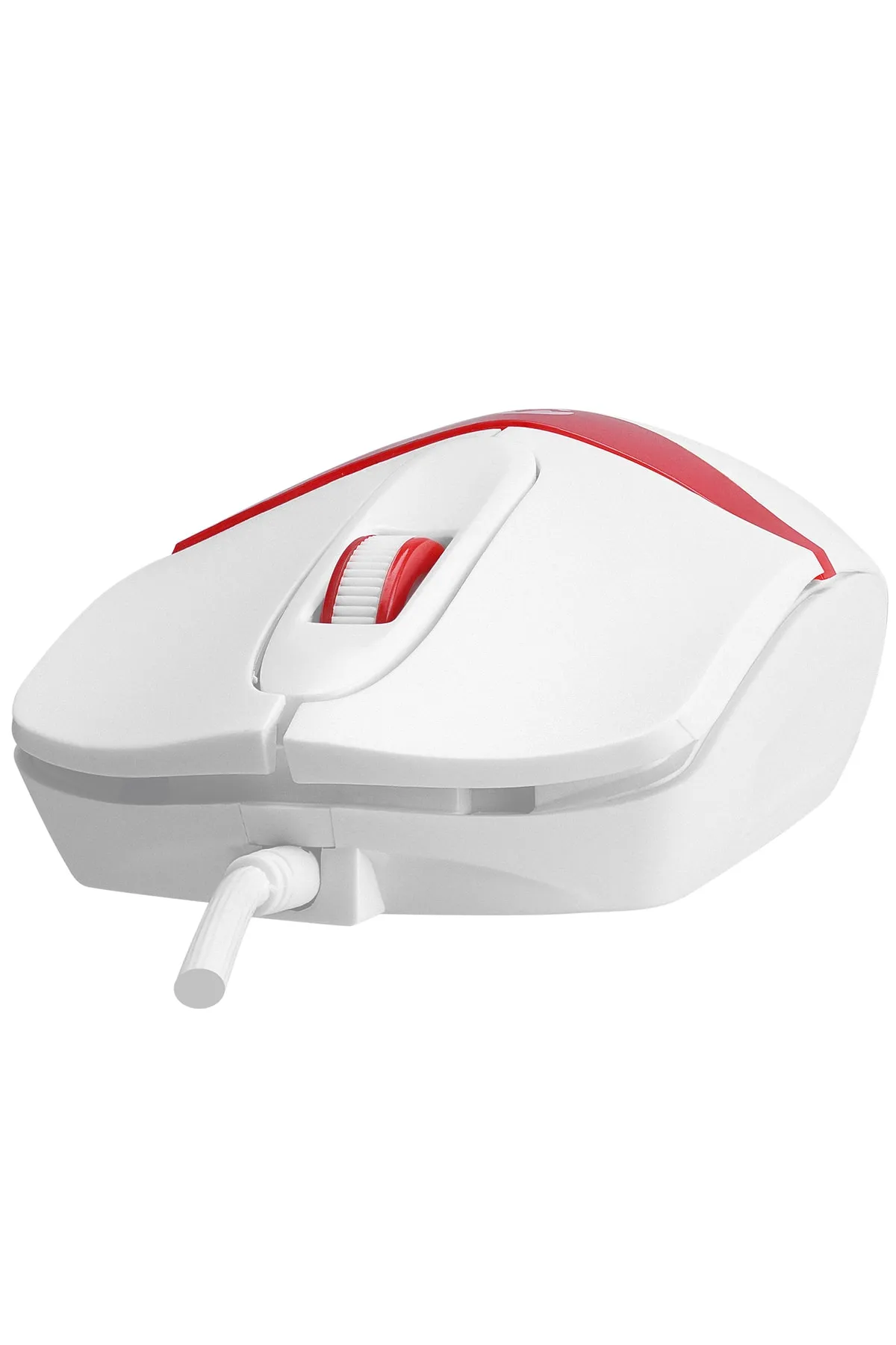 Sm-220 Usb beyaz/kırmızı 1200dpi 3d Optik Kablolu Mouse