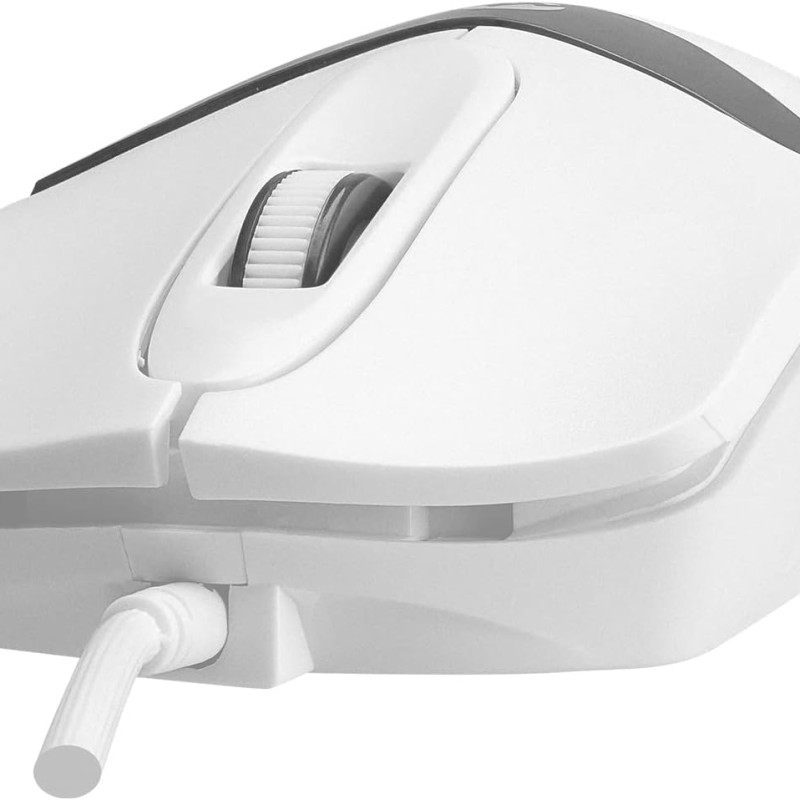 Everest SM-220 Usb Beyaz/Gri 1200dpi 3D Optik Kablolu Mouse