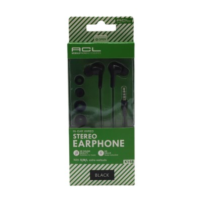 ACL K1-58 STERİO EARPHONE 1.2 MT MİKRAFONLU KULAKLIK SİYAH