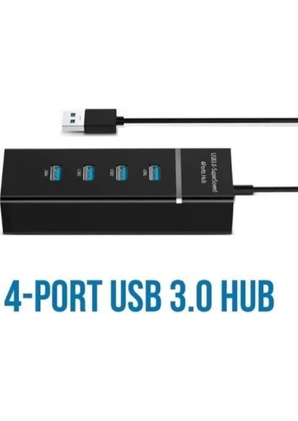 ACL 4 Port Usb 3.0 Hub Çoğaltıcı Çoklayıcı Çoklama 303 Siyah