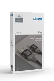 Simex Universal Type C SPK-09 Flexi 1mt Data Kablosu