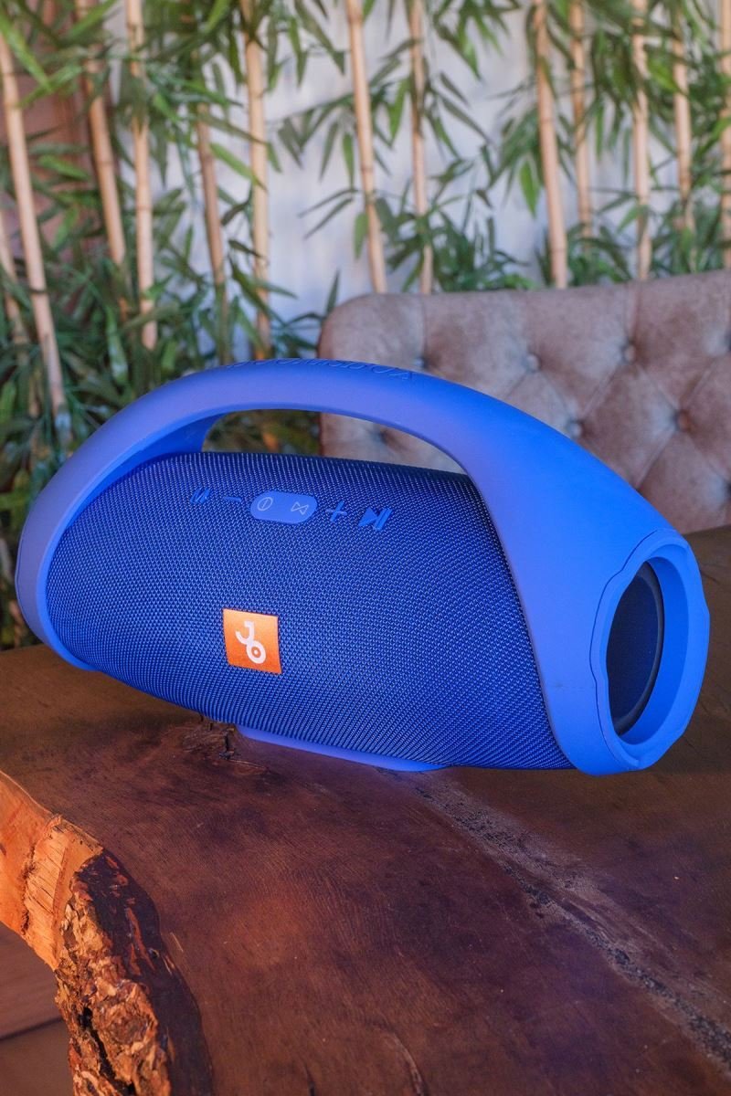 056784_3.jpg Jopus Boomsbox Bluetooth Hoparlör Mavi Renk - Görsel 1