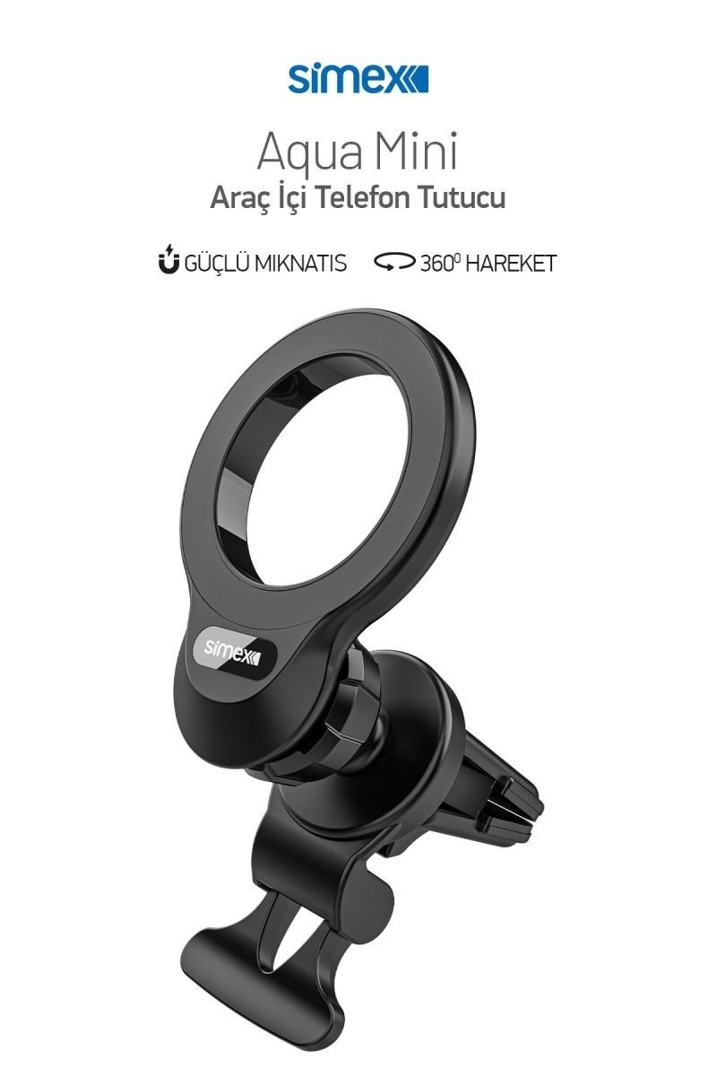 057546_5.jpg Simex ST-207 Circulo Magsafe Petege Takmali Miknatisli Telefon Tutucu - Görsel 1