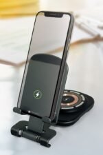 Simex SPS-14 Double Wireless Magsafe 2in 1 15 Watt Sarj Cihazi - Görsel 4