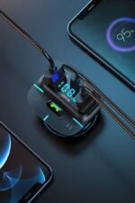 Jopus F9 Bluetoothlu FM Modülatör - Görsel 3