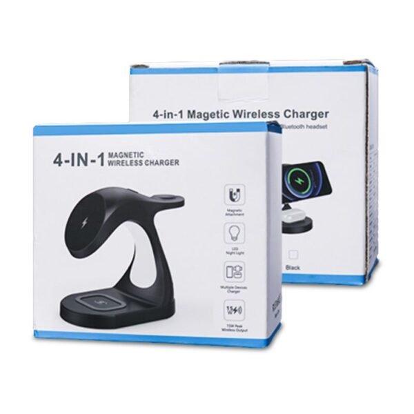 Azeada PD-W9 Wireless Magsafe 4in 1 Sarj Cihazi