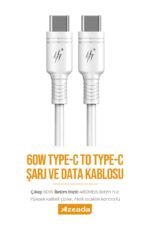 Azeada Type C to Type C PD-B82a 1mt 60W Data Kablosu - Görsel 5