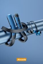 Azeada Azeada AZ-BN05 Boyun Askılı Bluetooth Kulaklık - Görsel 3