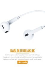 Azeada AZ-E04 Lightning Mikrofonlu Kulaklık