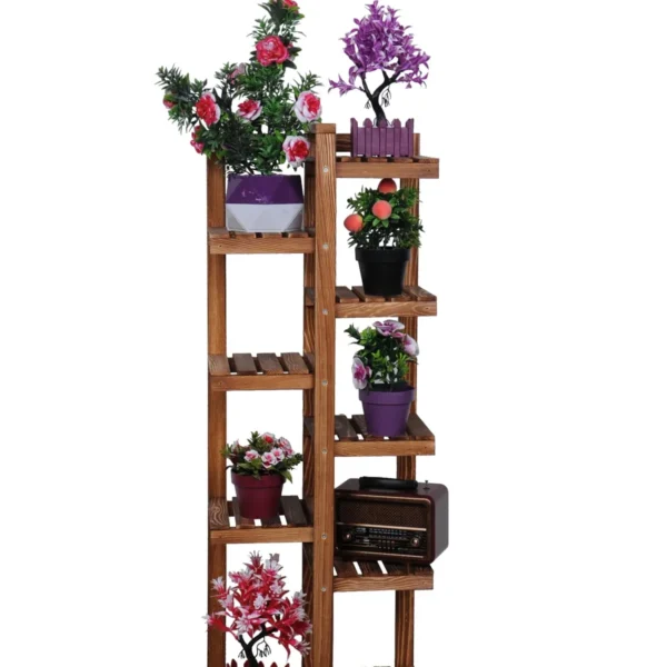 Wooden City , Bitki Rafı, Ev Düzenleyici, Teşhir Rafı, Eve Taşınma Hediyesi, Saksı Rafı, Çiçek Rafı