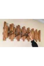 Wooden City Ahşap Askılık Portmanto Elbise Askısı Askılık Duvar Askısı Portmanto