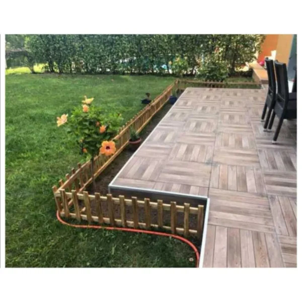 Wooden City Ahşap Bahçe Çiti 120x30 Cm Ahşap Çit