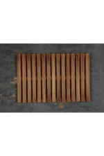 Wooden City Ahşap Paspas Ahşap Kapı Önü Paspası - Görsel 3